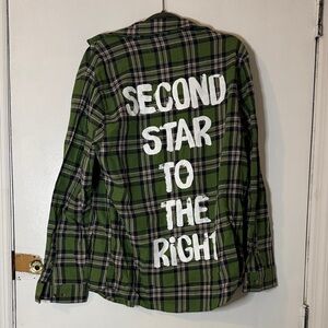 Green Plaid Women's Top